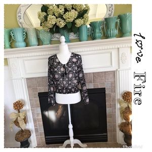 Vintage, Love Fire top, size S